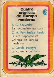 Cuatro crónicas de Europa moderna