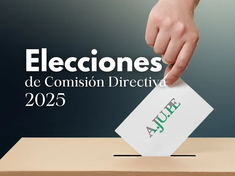Elecciones 2025 de AJUPE. Asociación de jubilados y pensionistas bancarios del Uruguay